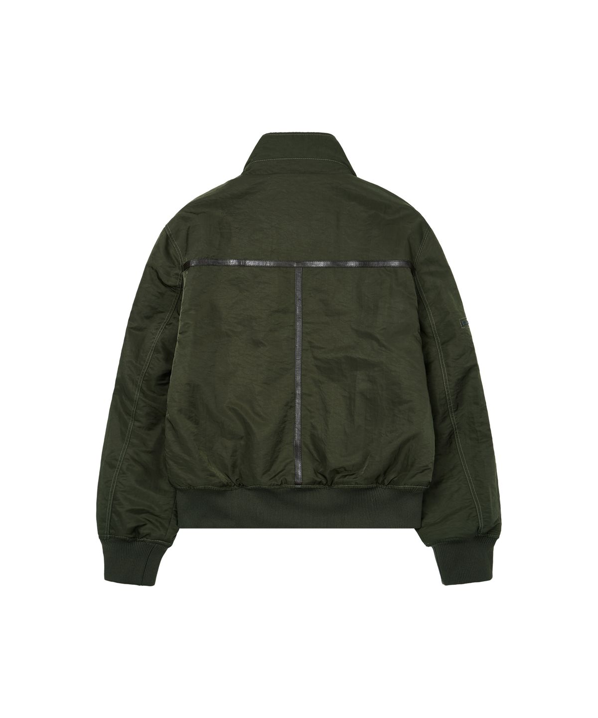 아캄(AAKAM) Tactical Leather Patch Jacket (Khaki)