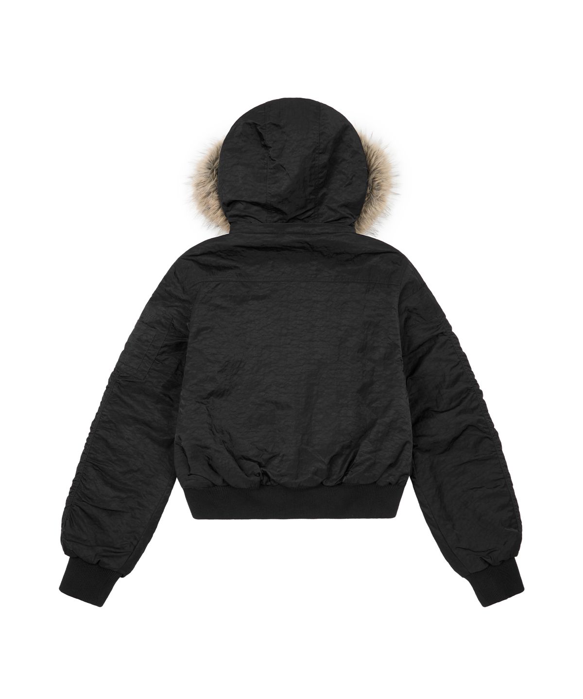 아캄(AAKAM) N2B Shirring Fur Jacket (Black)