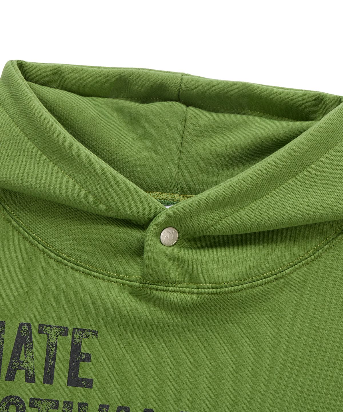 낫띵이즈베럴댄미(NOTHINGISBETTERTHANME) HATE FESTIVALS HOODIE_green