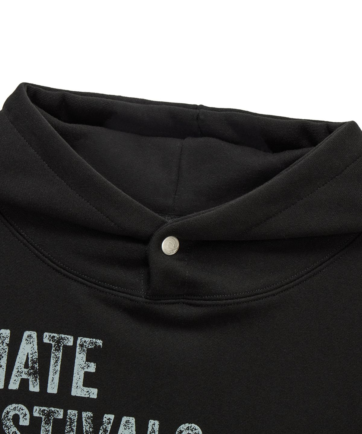 낫띵이즈베럴댄미(NOTHINGISBETTERTHANME) HATE FESTIVALS HOODIE_black