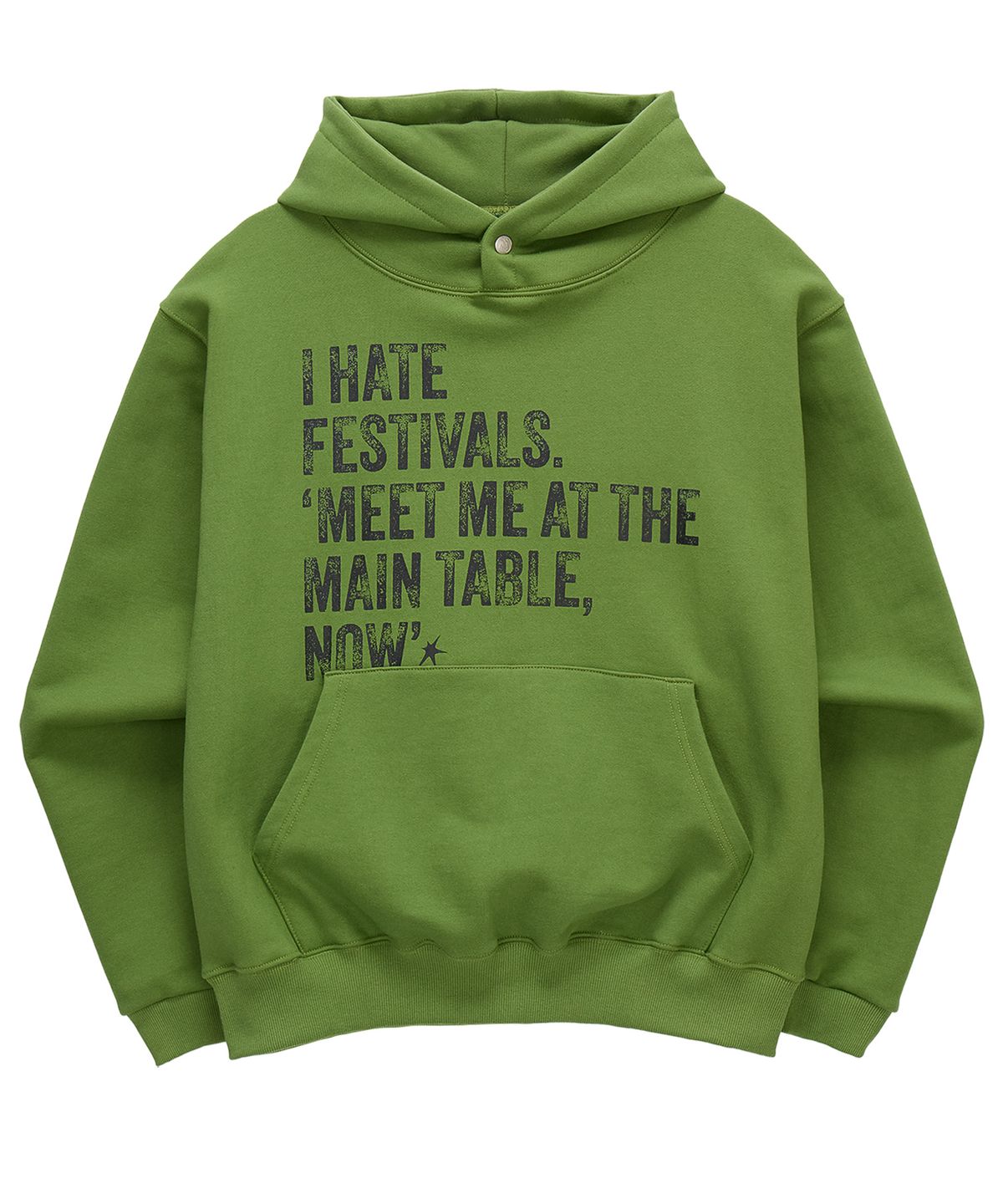 낫띵이즈베럴댄미(NOTHINGISBETTERTHANME) HATE FESTIVALS HOODIE_black