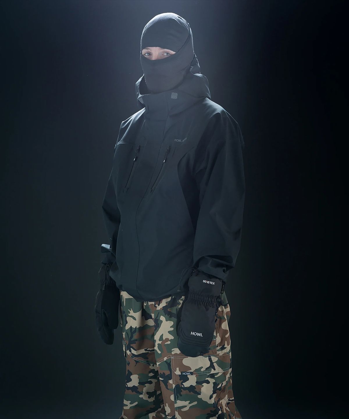 하울 서플라이(HOWL SUPPLY) 레거시 페이스마스크 블랙 26/27