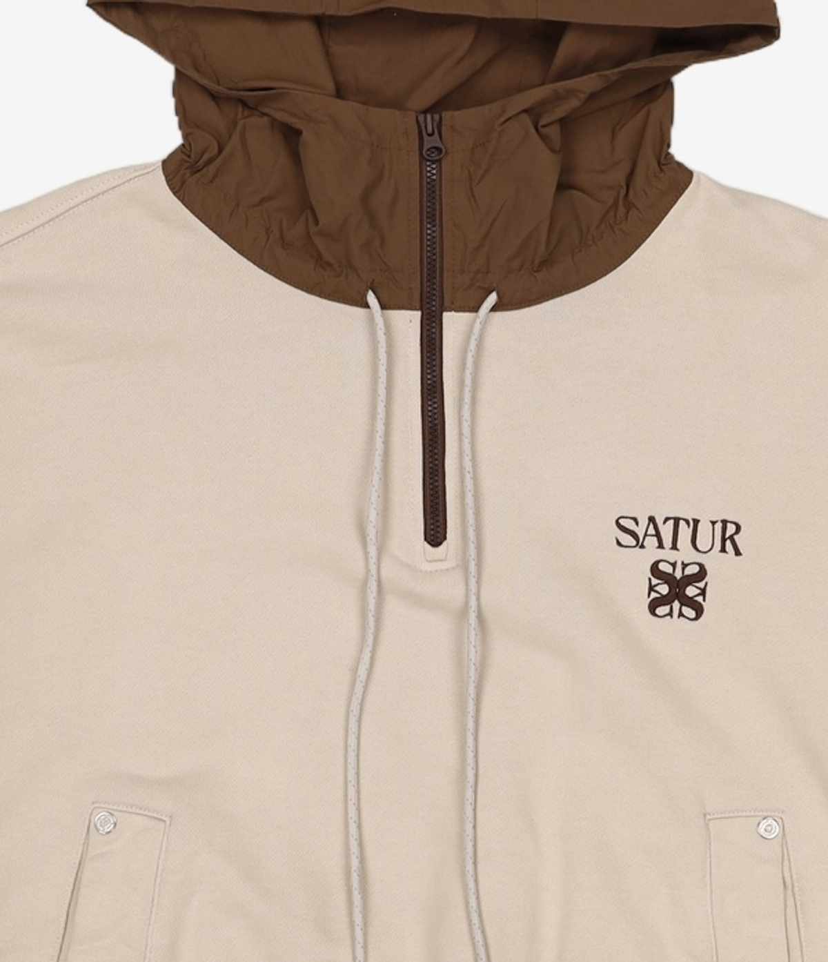 세터(SATUR) 바라클라바 나일론 후드 티셔츠 M