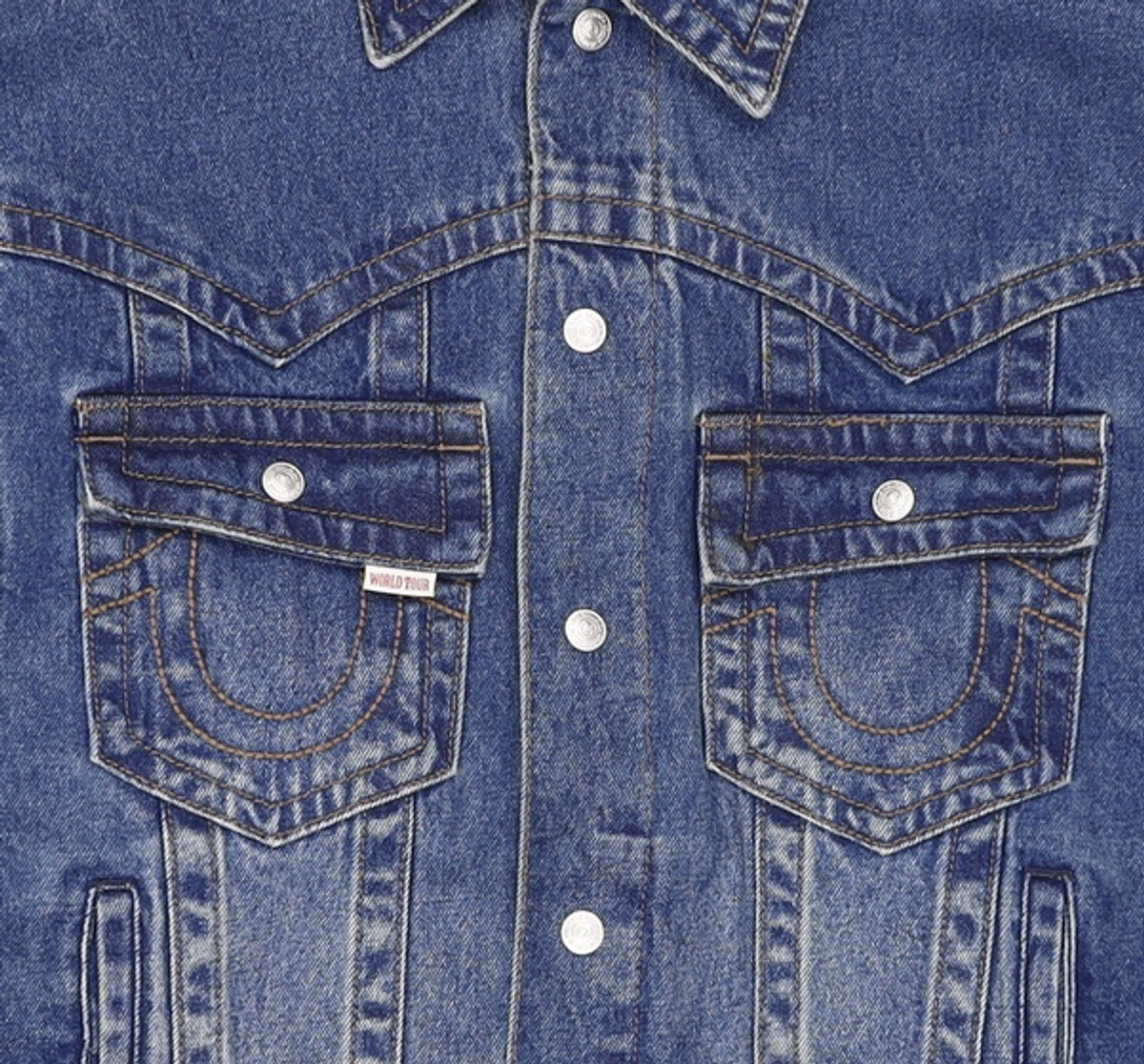 트루릴리젼(TRUERELIGION) DENIM FIELD TRUCKER JACKET L