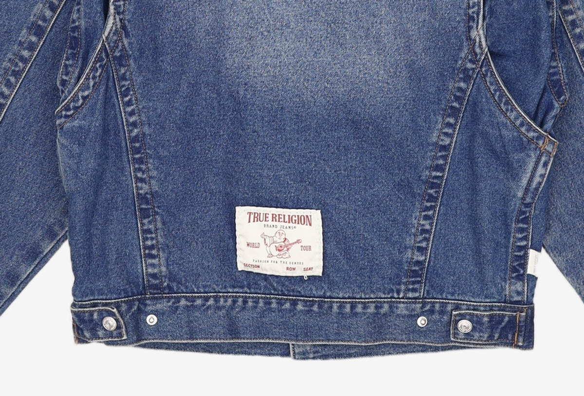 트루릴리젼(TRUERELIGION) DENIM FIELD TRUCKER JACKET L
