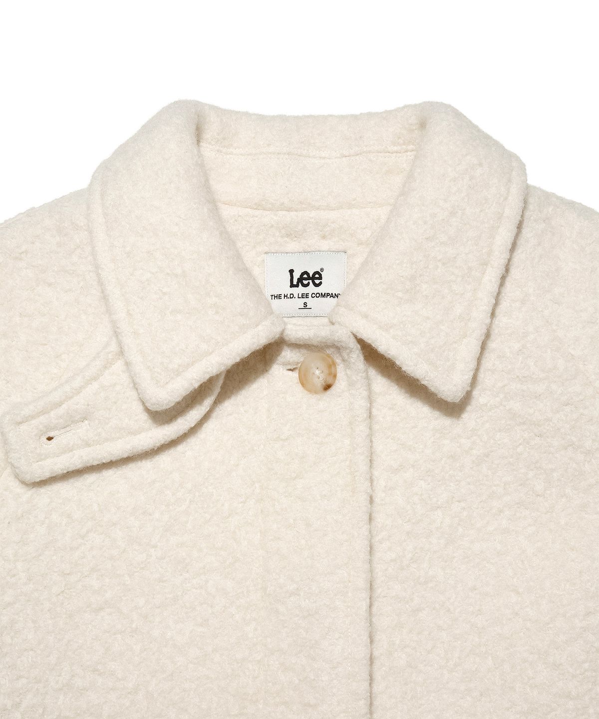 리(LEE) 우먼 클래식 하프 코트 아이보리