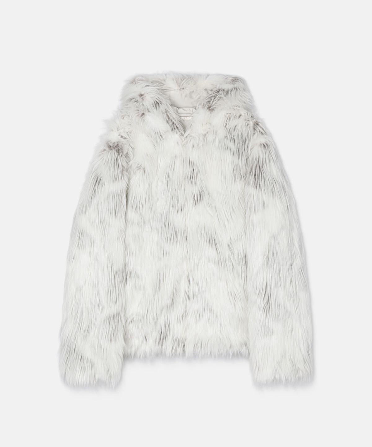 나체(NACHE) REVERSIBLE HOODIE FAUX FUR JACKET NYLON CREAM