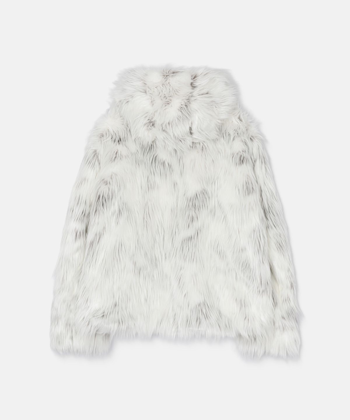 나체(NACHE) REVERSIBLE HOODIE FAUX FUR JACKET NYLON CREAM