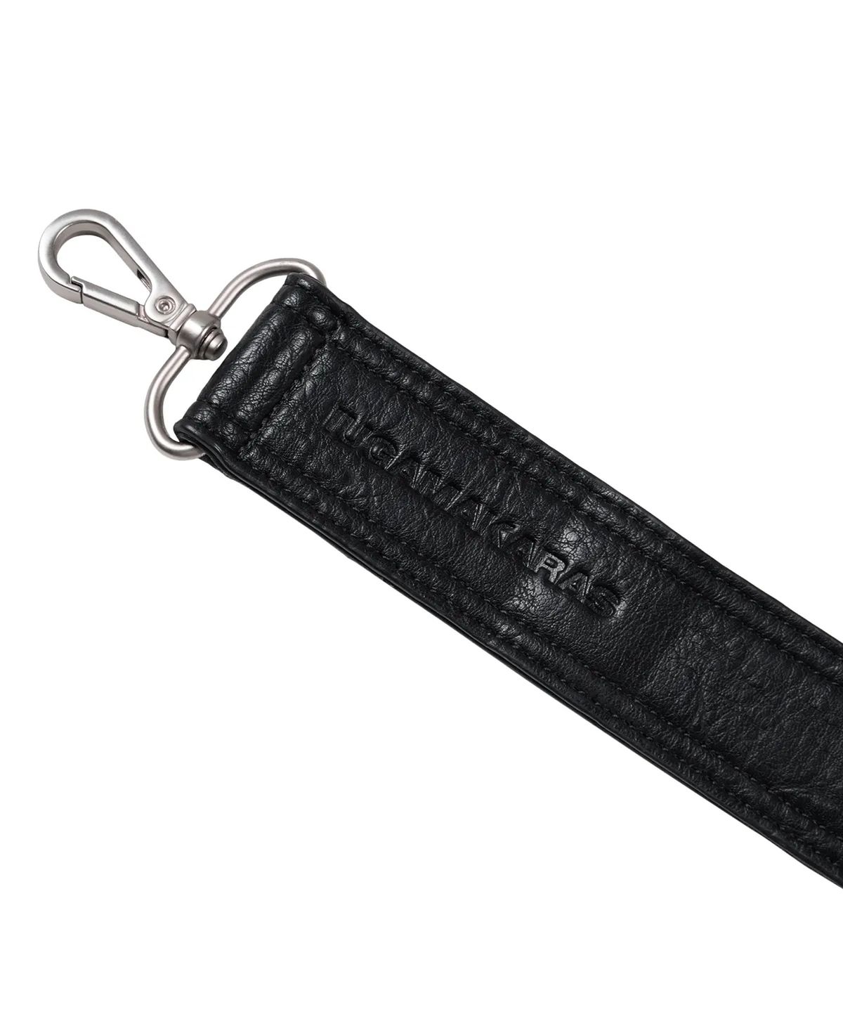 이우가마카라스(IUGAMAKARAS) Studded Leather Shoulder Bag (Black) - Strap