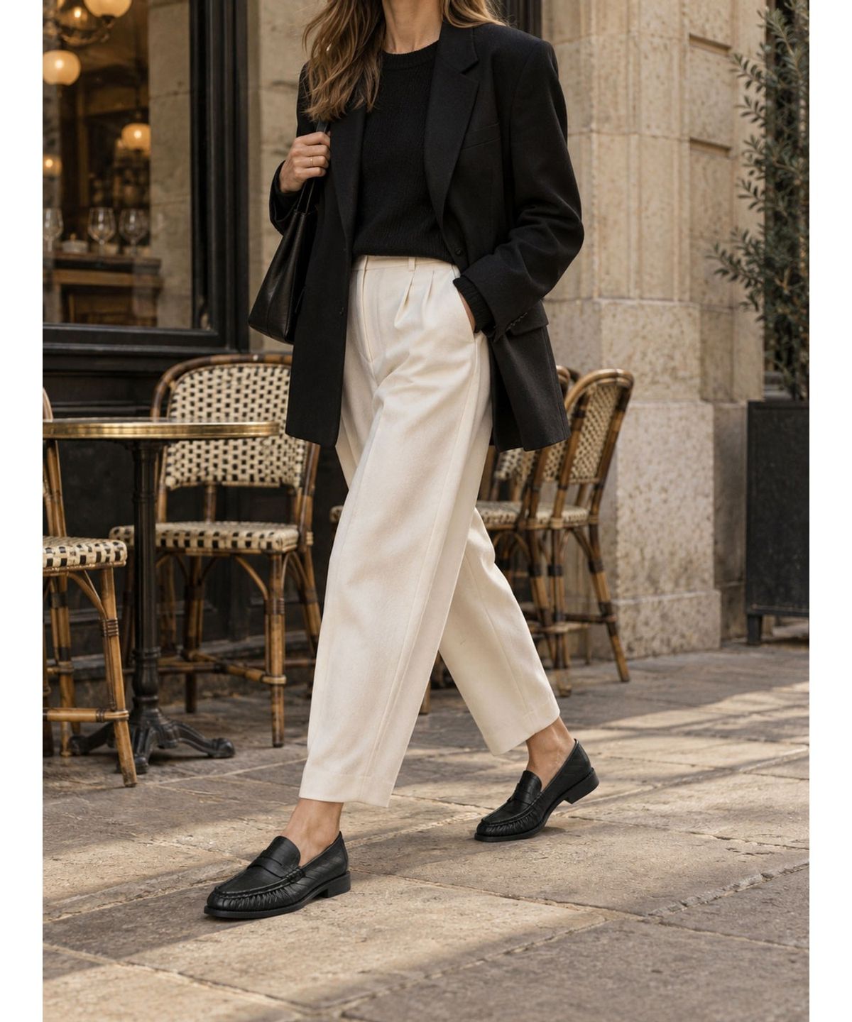올클래식(ALLCLASSIC) Lune Shirring Loafer #02 [Black eel]