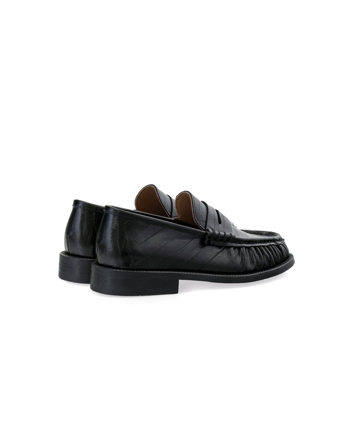 올클래식(ALLCLASSIC) Lune Shirring Loafer #02 [Black eel]