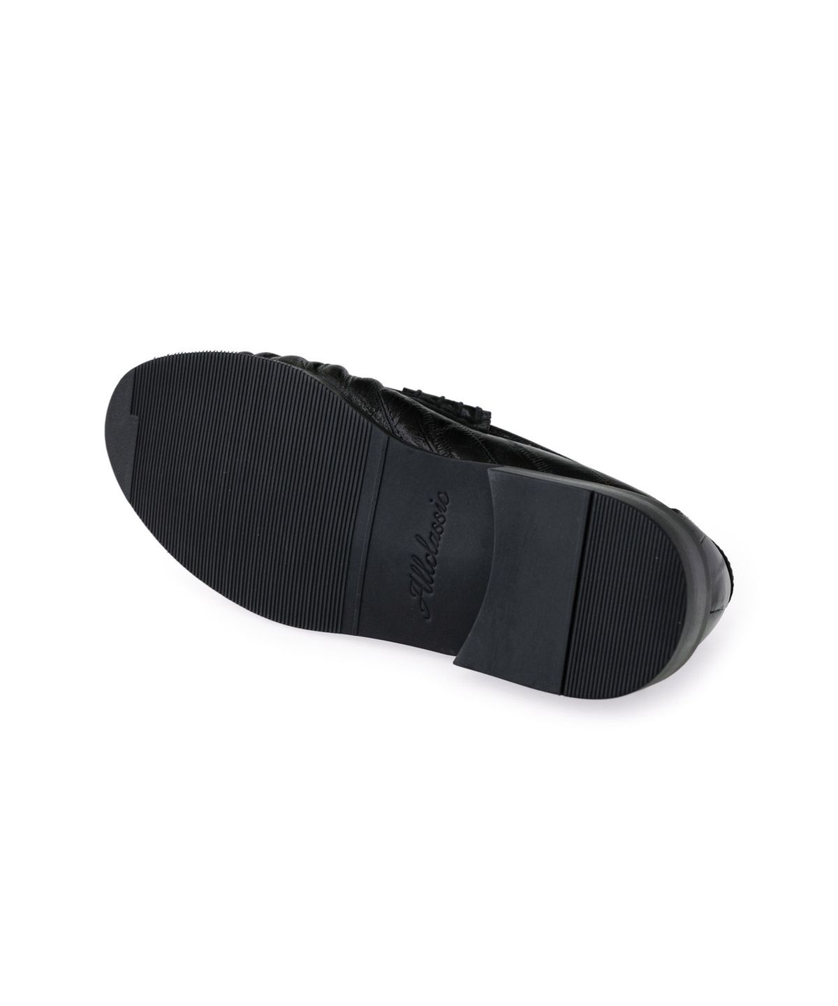 올클래식(ALLCLASSIC) Lune Shirring Loafer #02 [Black eel]