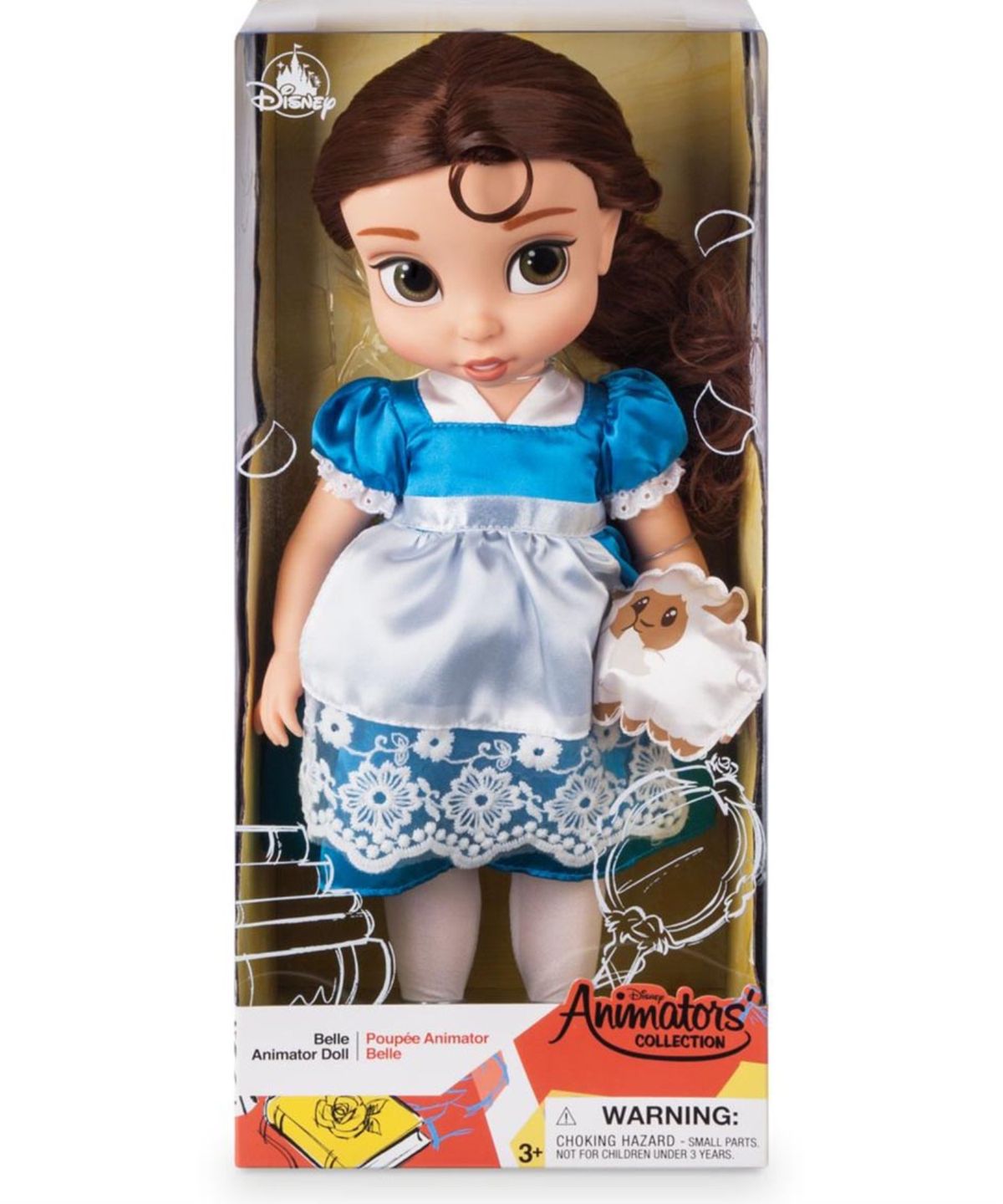 디즈니 스토어(DISNEY STORE) 애니메이터 돌 미녀와야수 프린세스 벨 토이 (101Q219G226)