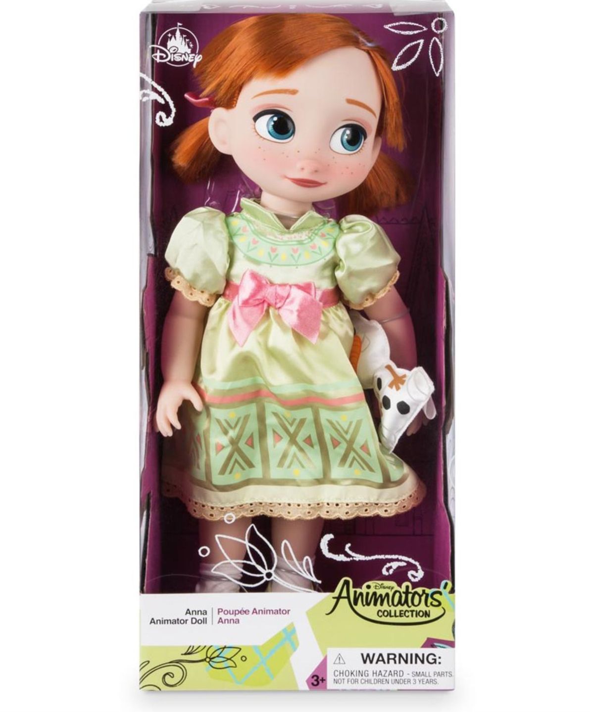 디즈니 스토어(DISNEY STORE) 애니메이터 돌 겨울왕국 안나 토이 (101Q219G224)