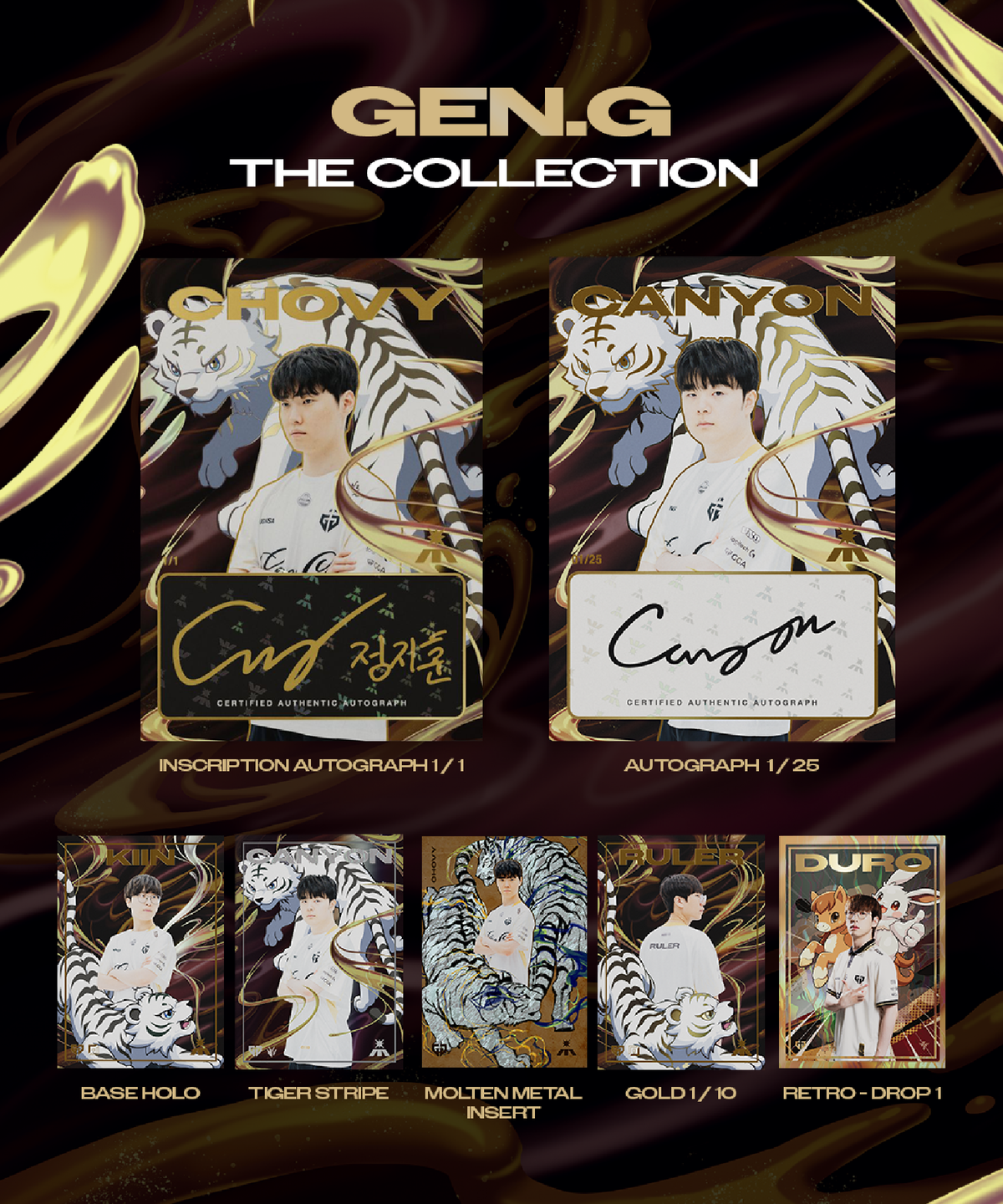 젠지(GEN.G) Gen.G Trading Cards - Rivals and Friends Edition