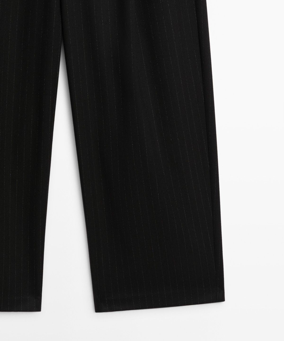 마시모두띠(MASSIMO DUTTI) 와이드 레그 핀스트라이프 팬츠