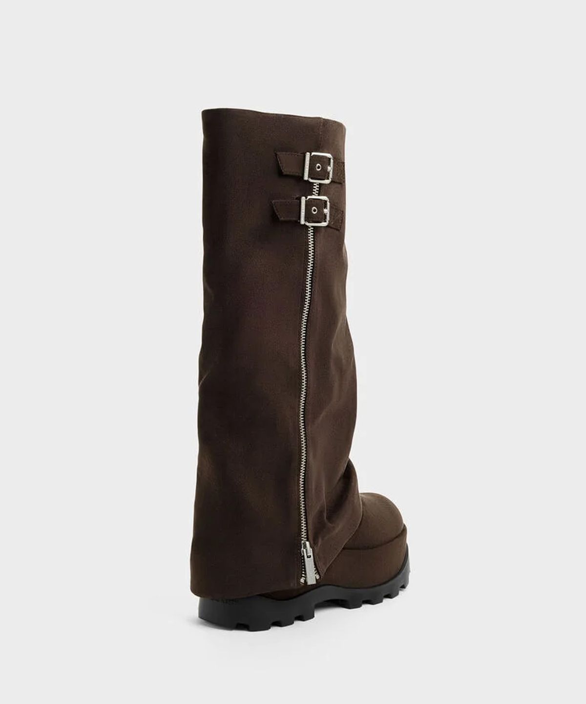 찰스앤키스(CHARLES & KEITH) 배런 인조 스웨이드 플랫폼 니하이 부츠 2colors CK1-90920191
