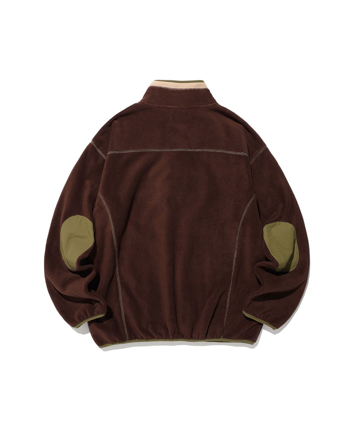 나이스고스트클럽(NICEGHOSTCLUB) FLEECE HALF SNAP PULLOVER_BROWN(NG2GFUB960A)