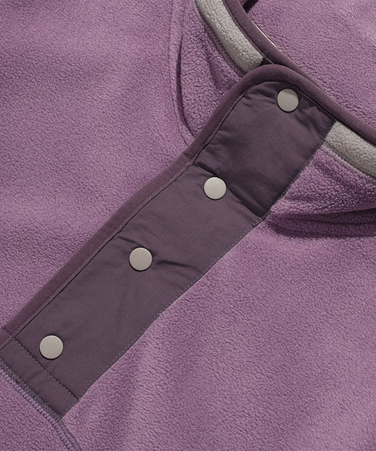 나이스고스트클럽(NICEGHOSTCLUB) FLEECE HALF SNAP PULLOVER_PURPLE(NG2GFUB960A)