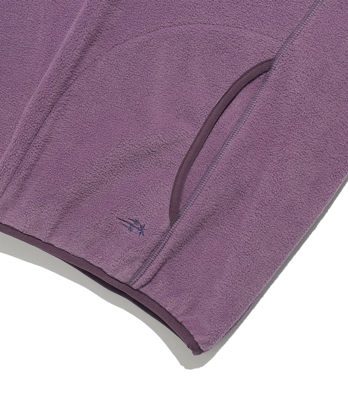 나이스고스트클럽(NICEGHOSTCLUB) FLEECE HALF SNAP PULLOVER_PURPLE(NG2GFUB960A)