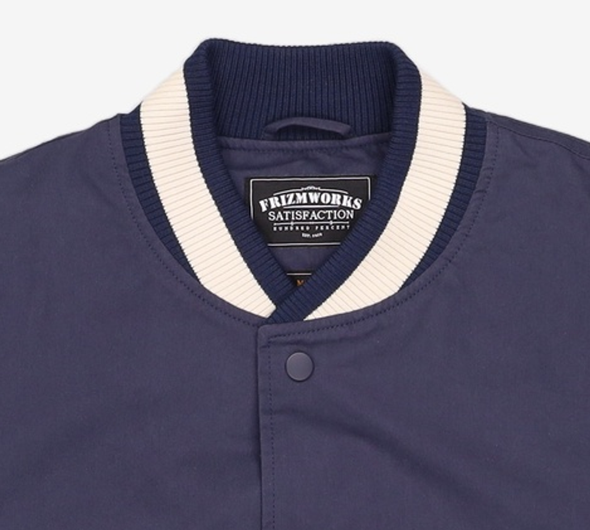 프리즘웍스(FRIZMWORKS) CAVALRY TWILL VARSITY JACKET _ NAVY M