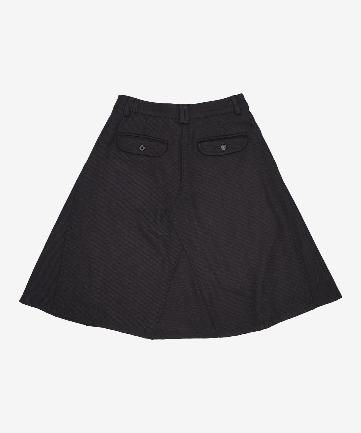 오헤시오(OHESHIO) WOOL TWILL A-LINE SKIRT M