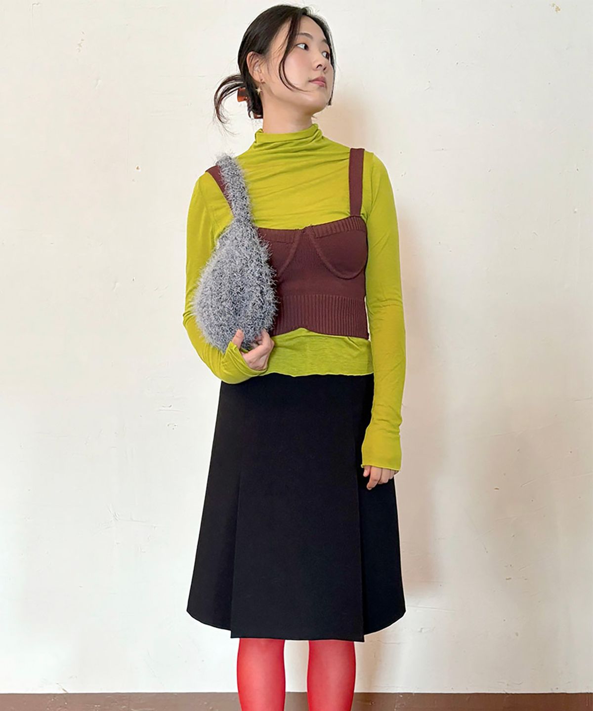 솔티버터핸드웍스(SALTY BUTTER HANDWORKS) Very Furry Shoulder Bag / 베리퍼리숄더백 - Black