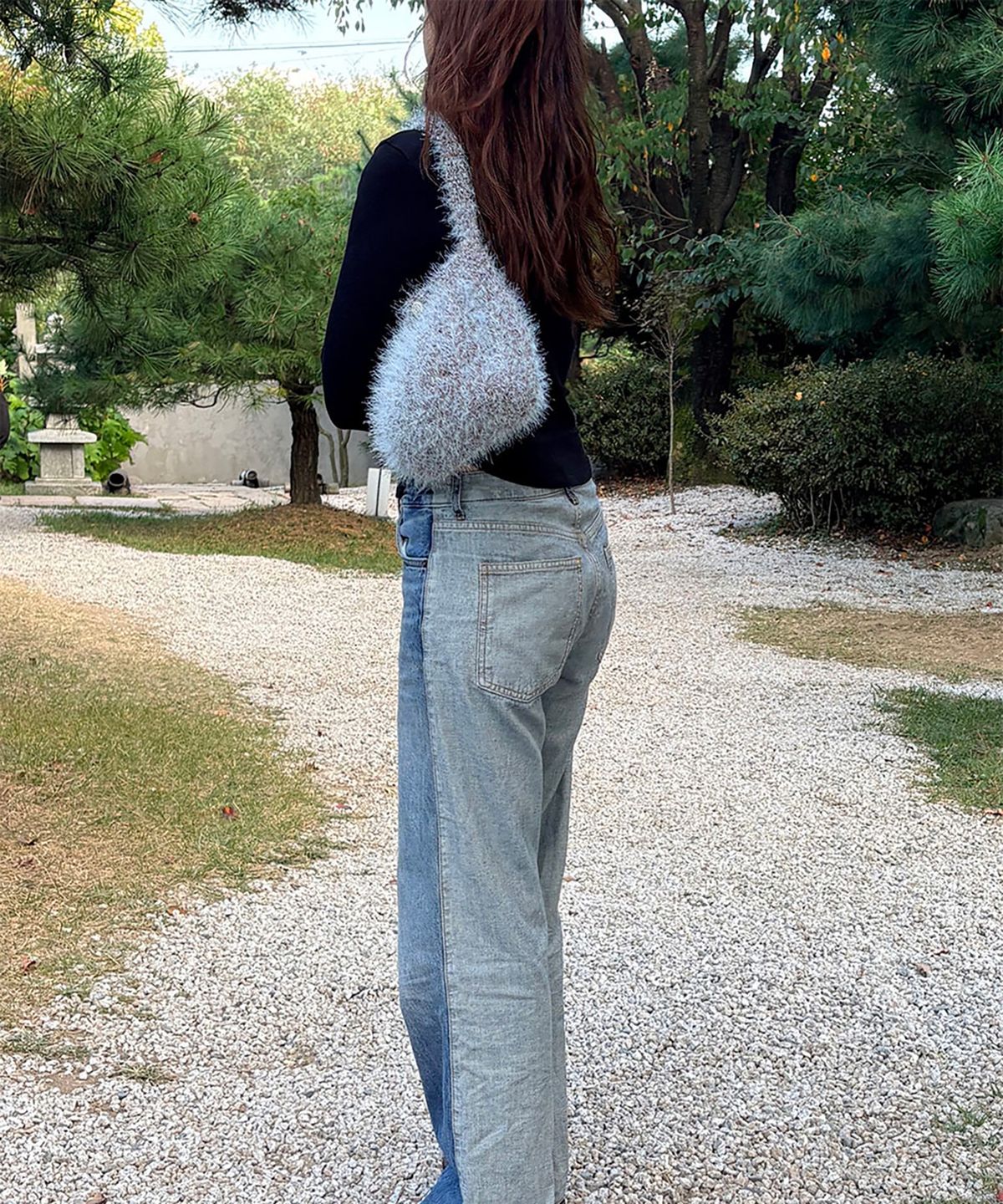 솔티버터핸드웍스(SALTY BUTTER HANDWORKS) Very Furry Shoulder Bag / 베리퍼리숄더백 - Brown