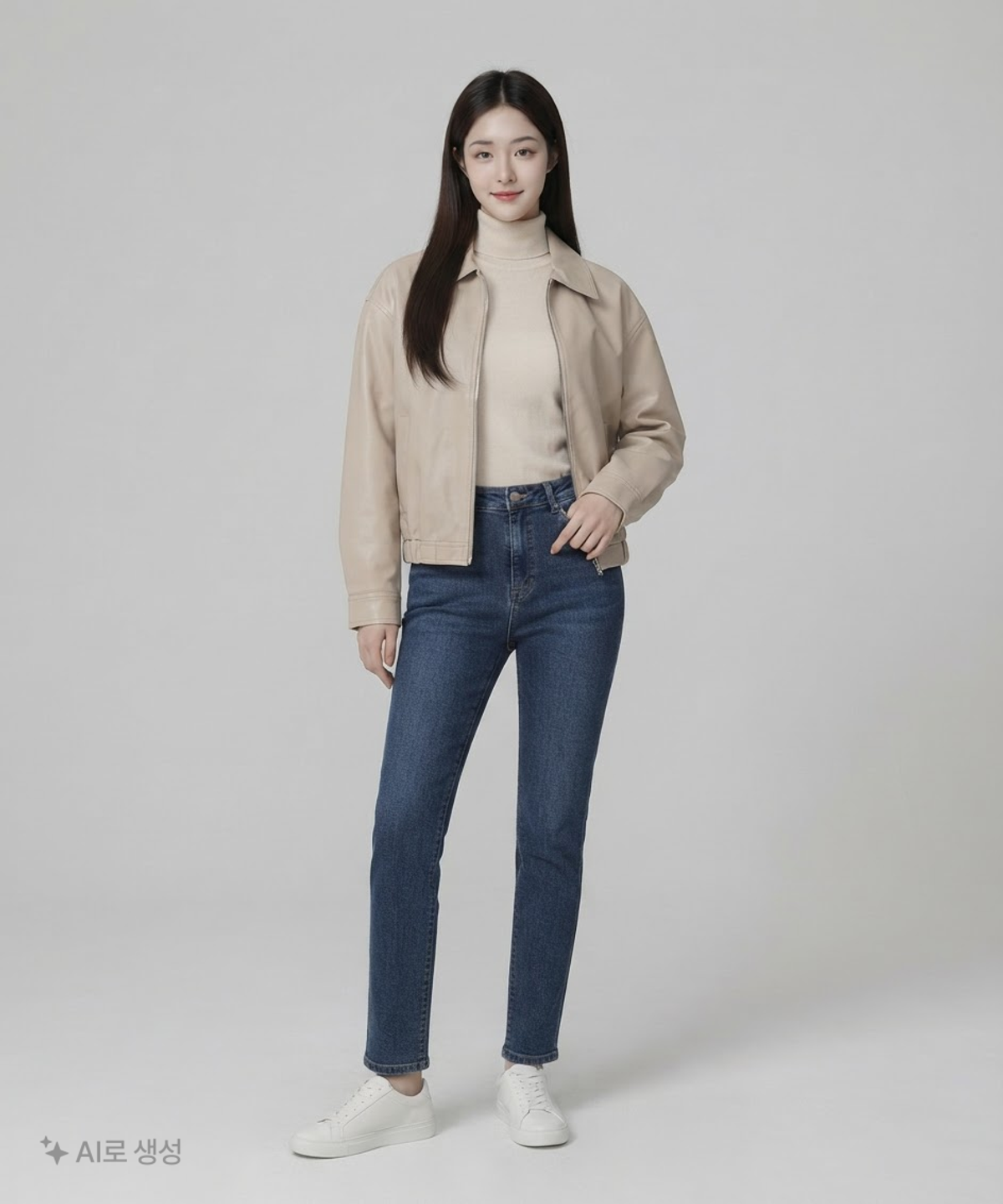 스파오(SPAO) 레더/라이더스 재킷 S