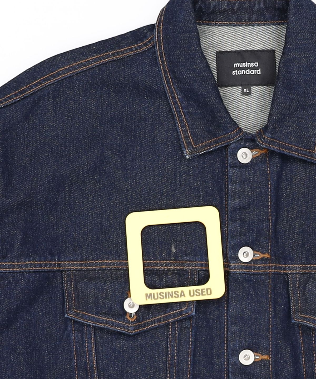 무신사 스탠다드(MUSINSA STANDARD) 오버사이즈 데님 트러커 재킷 XL