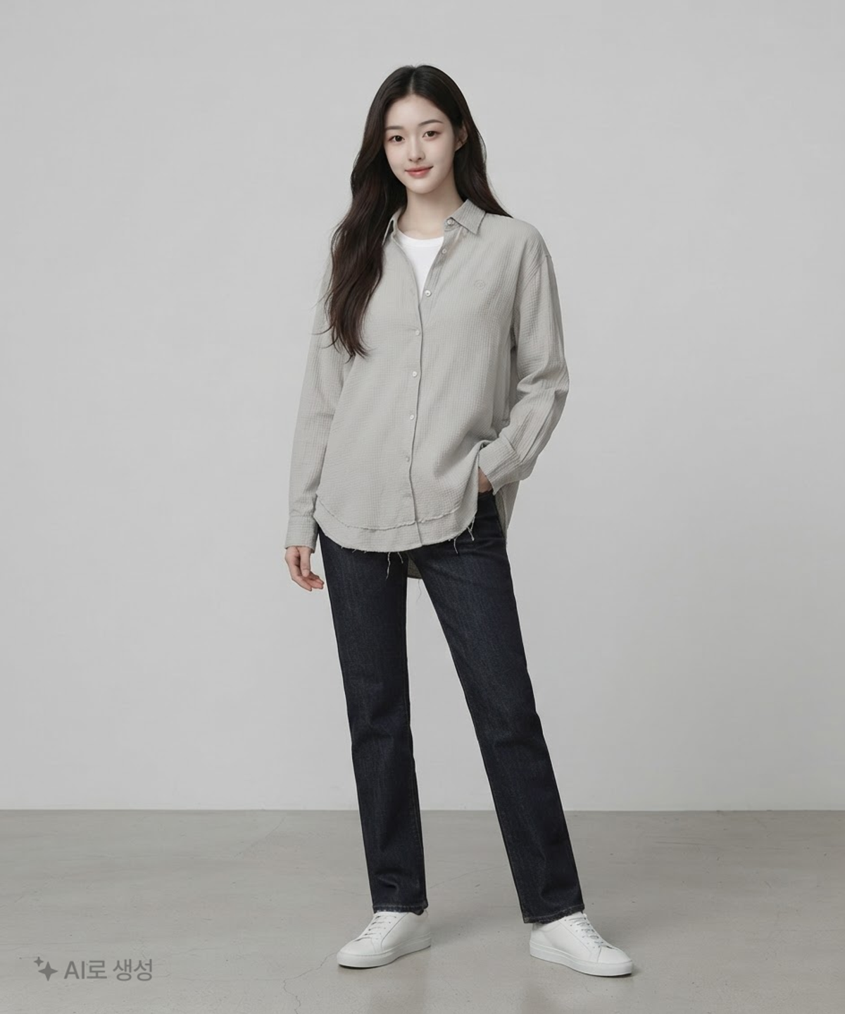 룩캐스트(LOOKAST) 캐주얼 셔츠 ONESIZE