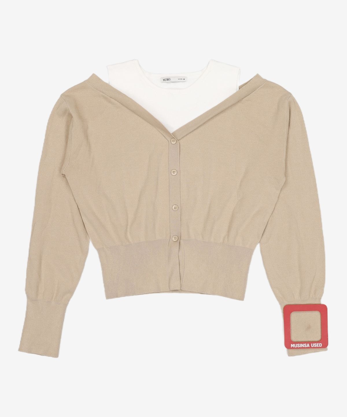 미쏘(MIXXO) 나시 레이어드 풀오버_MIWKAF422T M