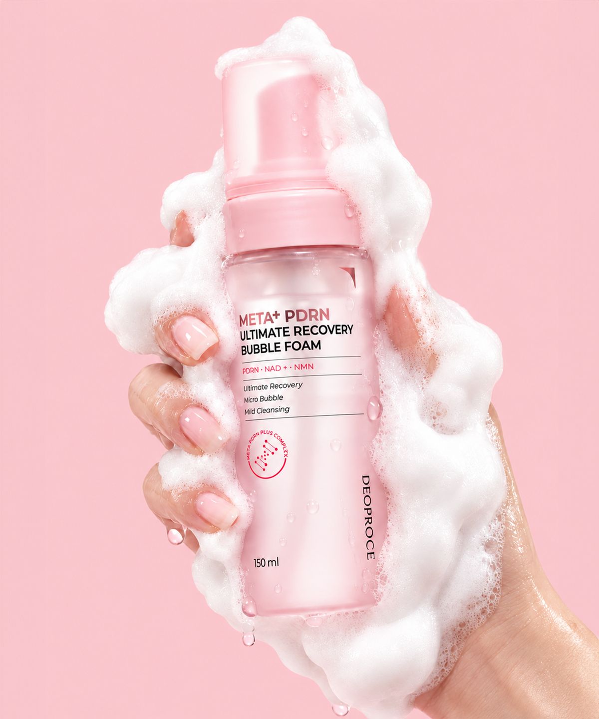 디오프러스(DEOPROCE) 메타 PDRN 얼티밋 리커버리 버블 폼 150ml