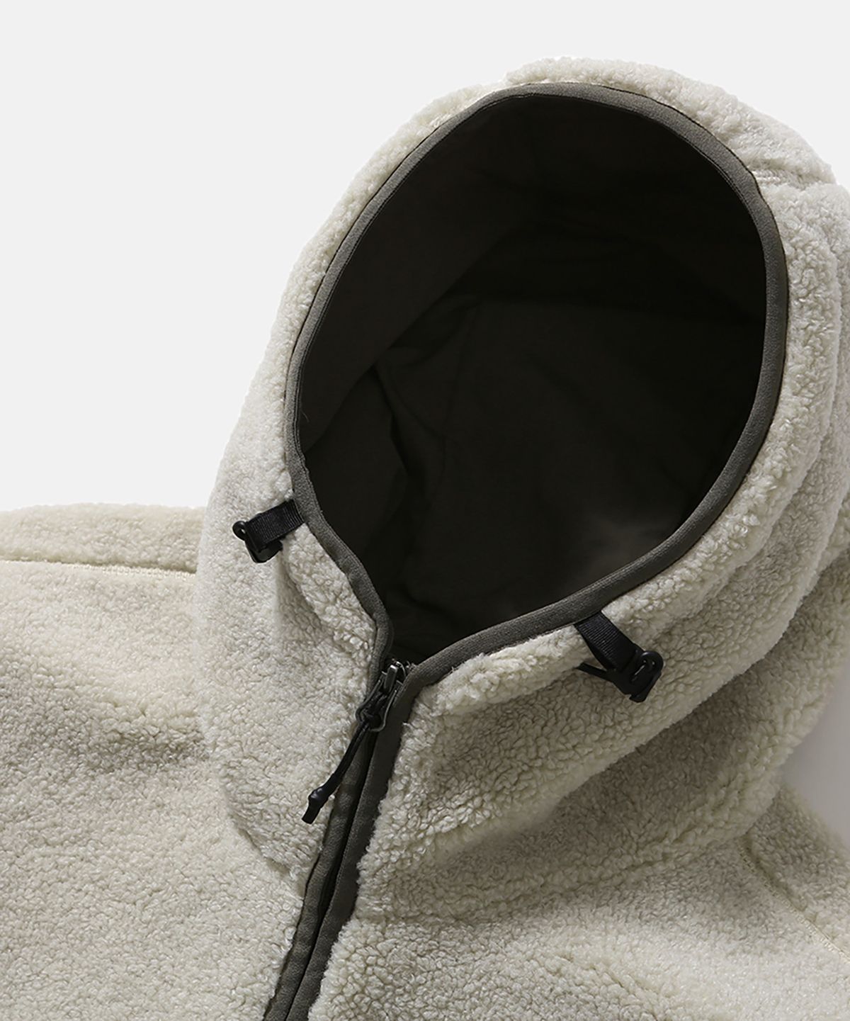 모이프(MOIF) [AW26] HIKER FLEECE HOODIE JUMPER / NATURAL