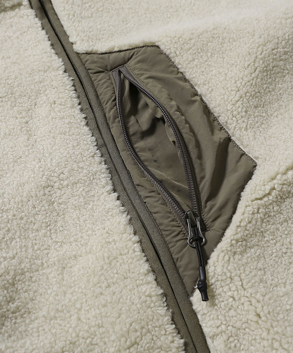 모이프(MOIF) [AW26] HIKER FLEECE HOODIE JUMPER / NATURAL