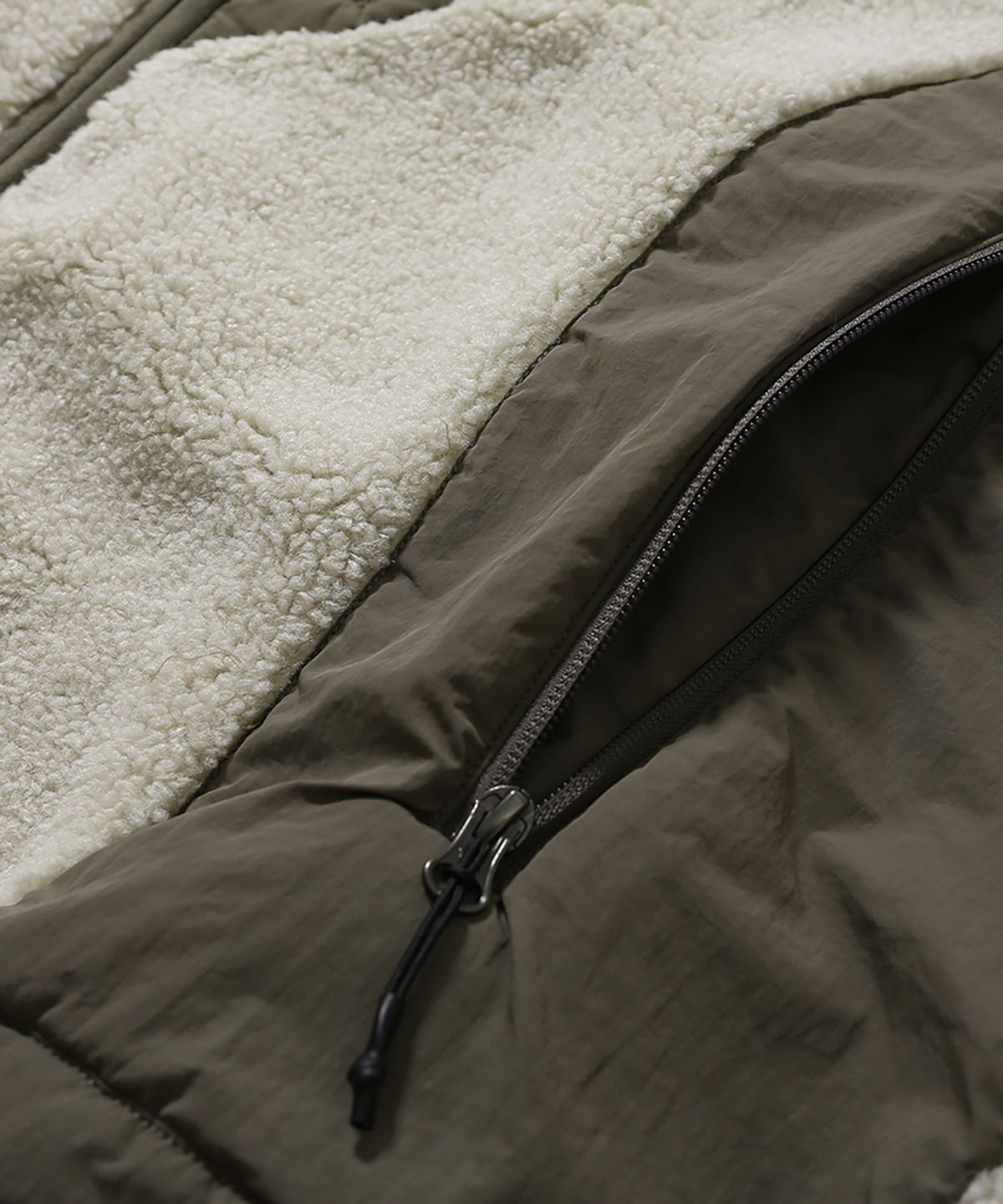 모이프(MOIF) [AW26] HIKER FLEECE HOODIE JUMPER / NATURAL