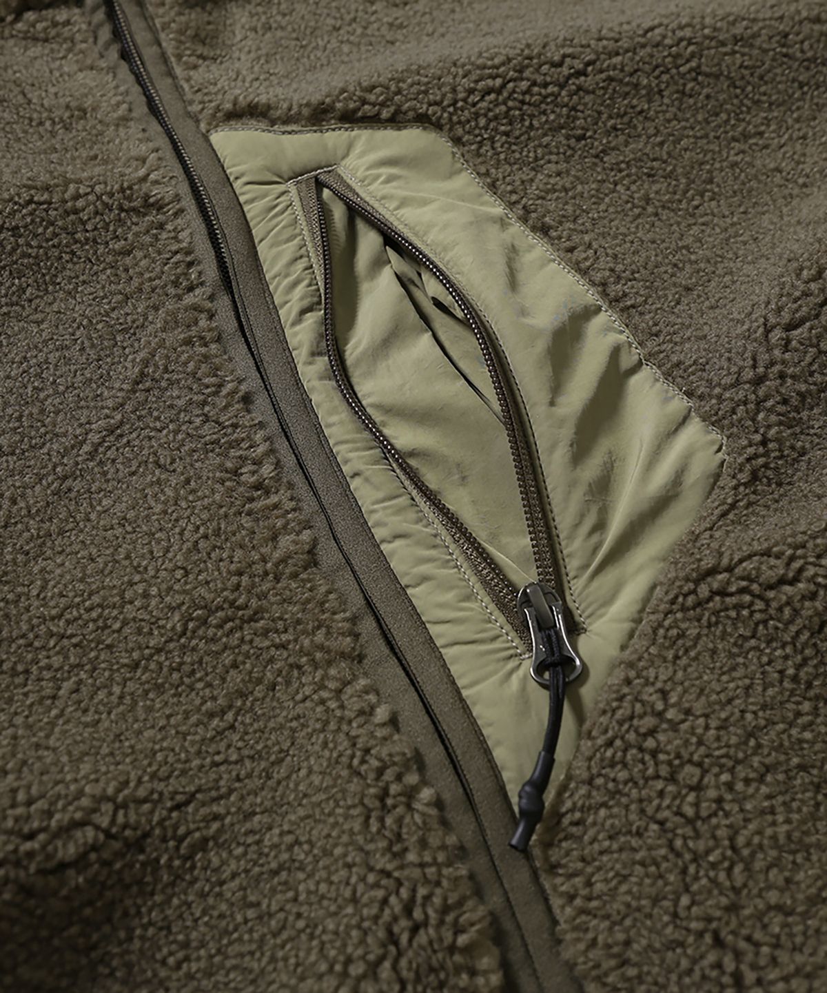 모이프(MOIF) [AW26] HIKER FLEECE HOODIE JUMPER / STONE