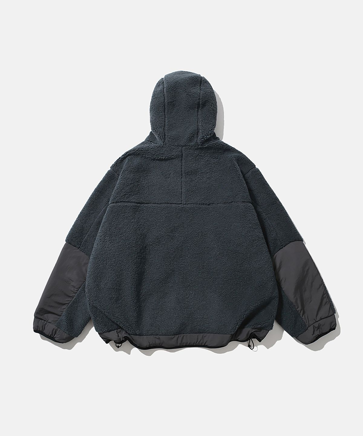 모이프(MOIF) [AW26] HIKER FLEECE HOODIE JUMPER / SLATE GREY