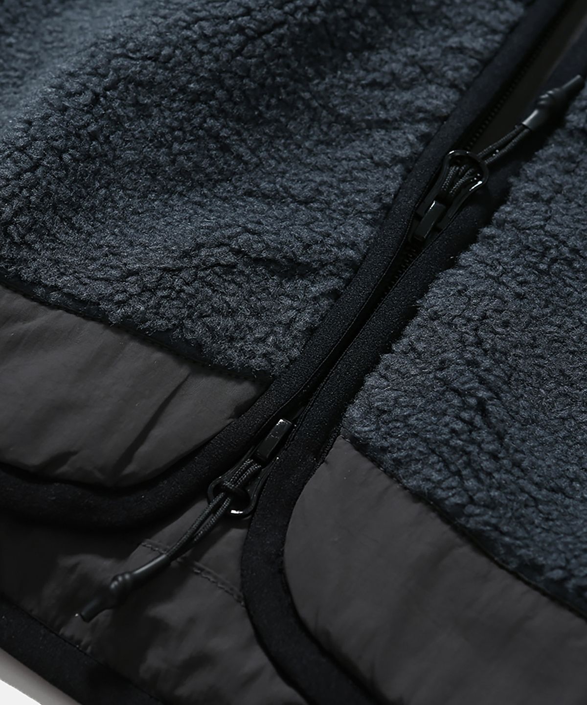 모이프(MOIF) [AW26] HIKER FLEECE HOODIE JUMPER / SLATE GREY