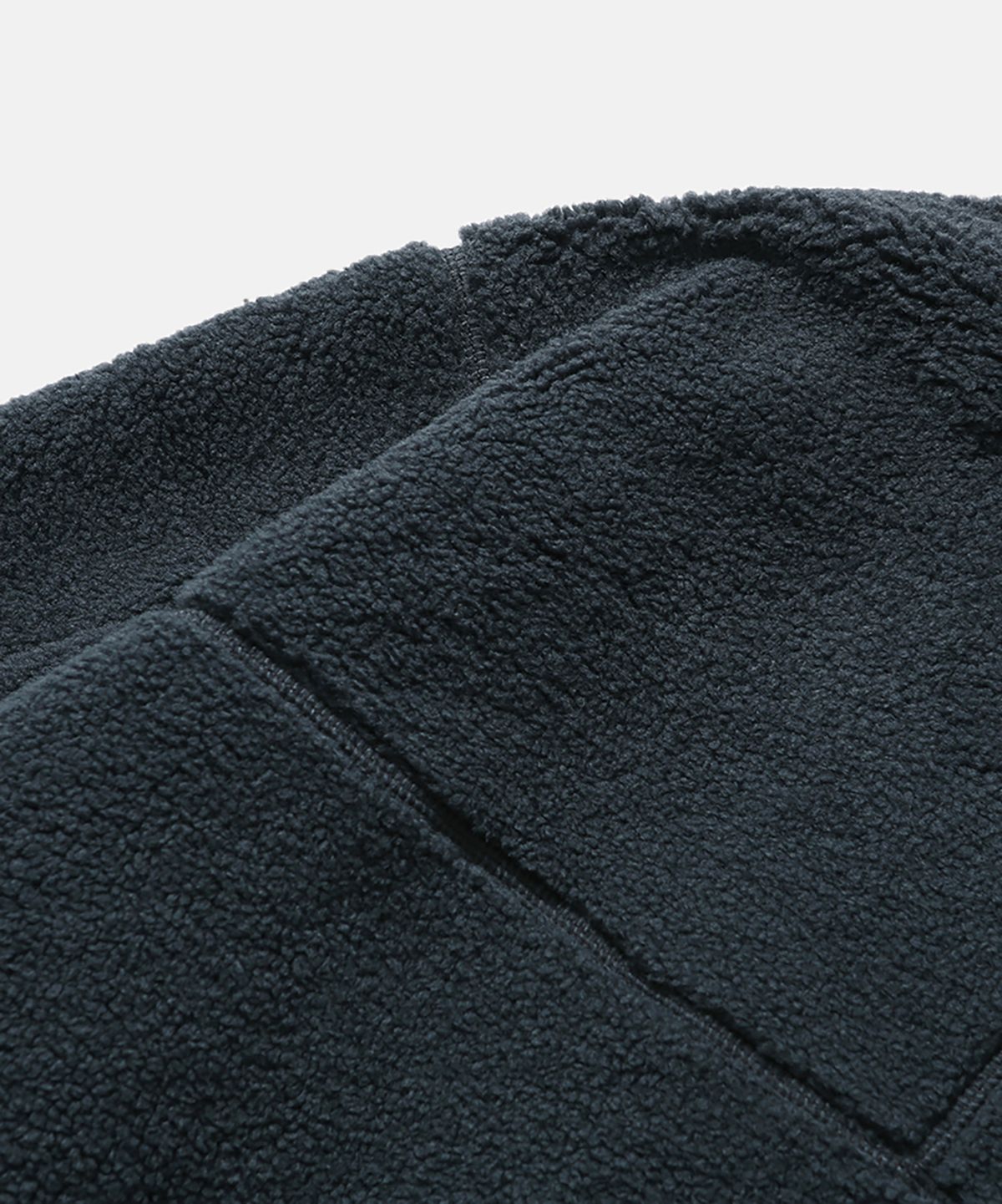모이프(MOIF) [AW26] HIKER FLEECE HOODIE JUMPER / SLATE GREY
