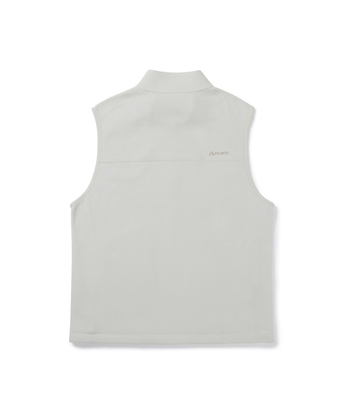 스노우피크 어패럴(SNOWPEAK APPAREL) 폴라텍100 스탠드넥 베스트 (S26WMFVE74) Stone Gray