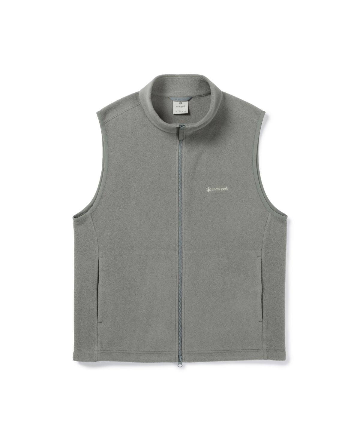 스노우피크 어패럴(SNOWPEAK APPAREL) 폴라텍100 스탠드넥 베스트 (S26WMFVE74) Dark Gray