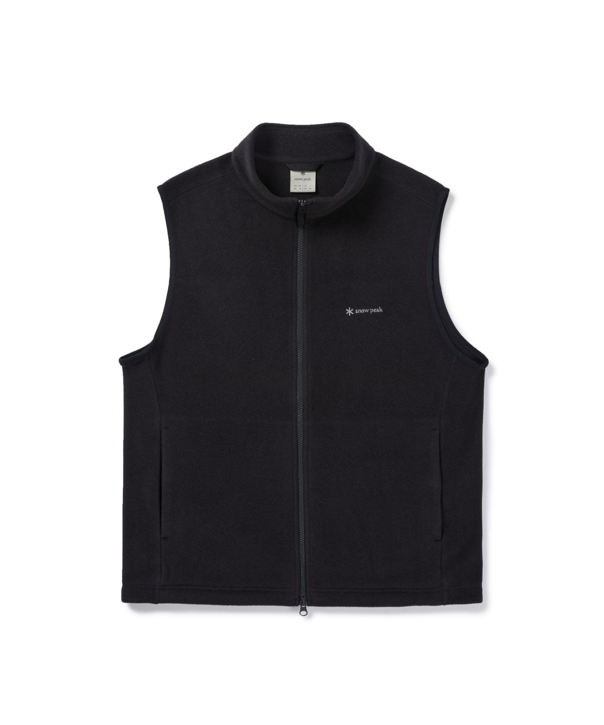 스노우피크 어패럴(SNOWPEAK APPAREL) 폴라텍100 스탠드넥 베스트 (S26WMFVE74) Black