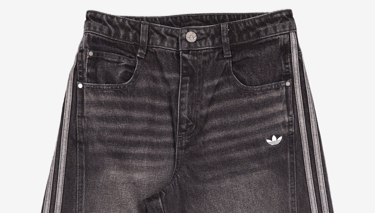 아디다스(ADIDAS) 루즈 데님 팬츠 - 블랙 / JX6865 28