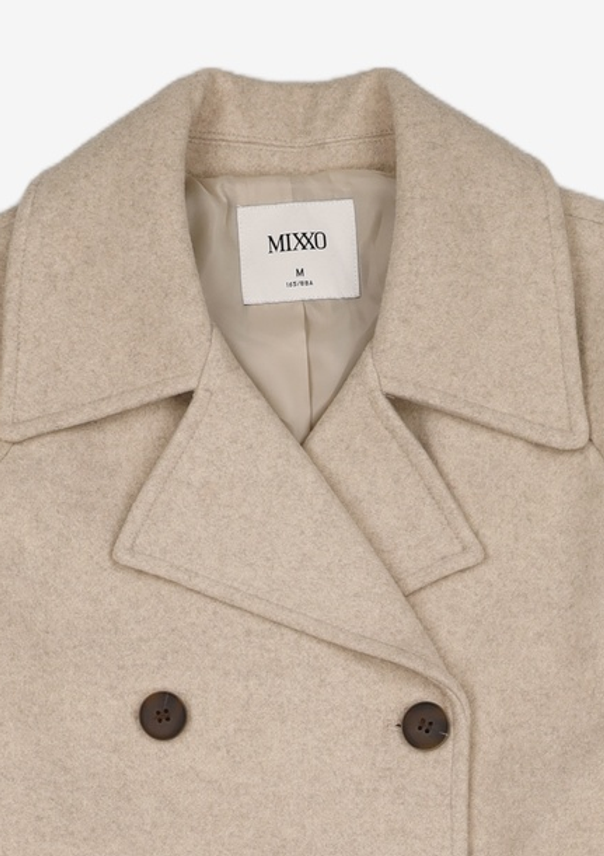 미쏘(MIXXO) 트렌치형 벨티드 코트 MIWJHAV13B M