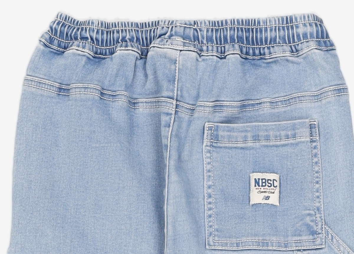 뉴발란스 키즈(NEWBALANCEKIDS) ESSENTIAL_에센셜 배기핏 데님 팬츠 NK9TE3107U 130
