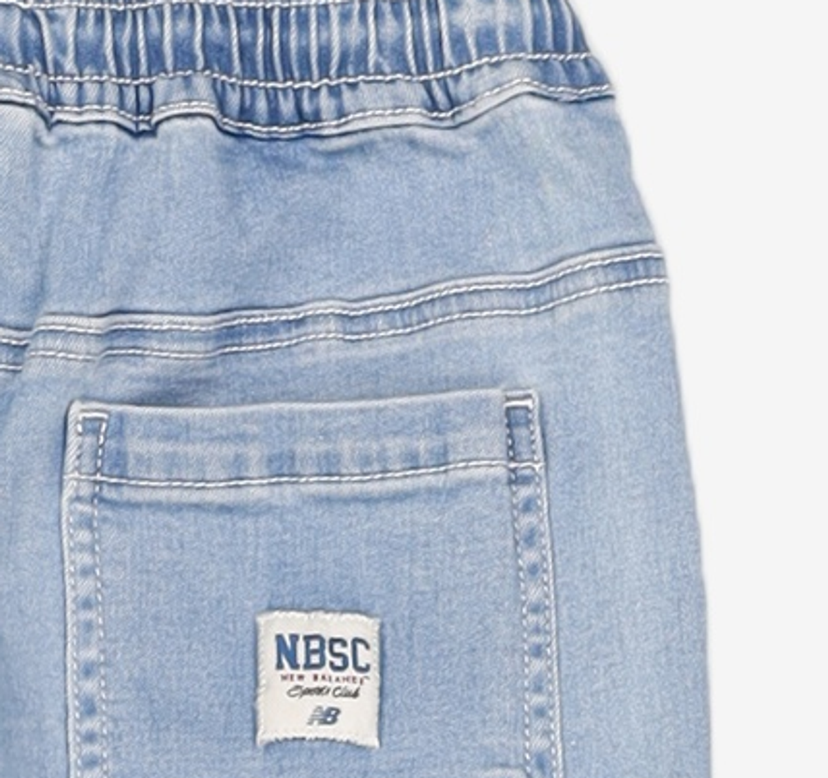 뉴발란스 키즈(NEWBALANCEKIDS) ESSENTIAL_에센셜 배기핏 데님 팬츠 NK9TE3107U 130