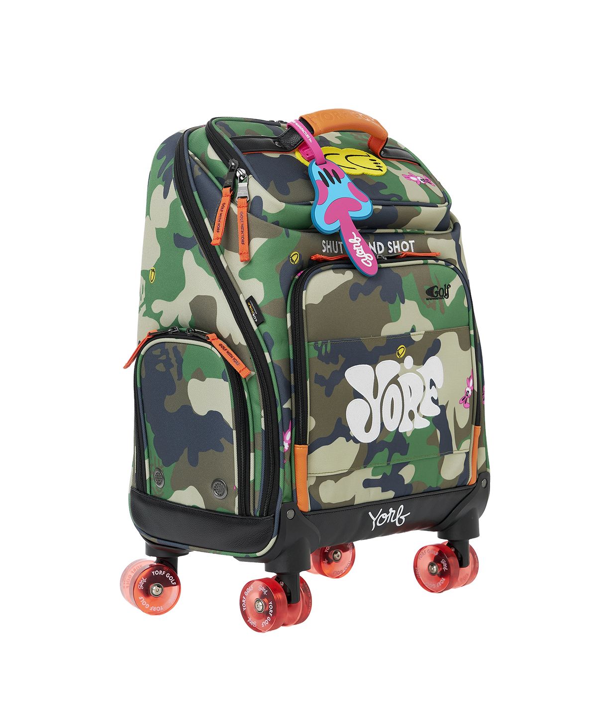 욜프(YORF) YORF WOODLAND CAMO TROLLEY BOSTON BAG KHAKI 욜프 우드랜드카모 트롤리 보스턴백 카키