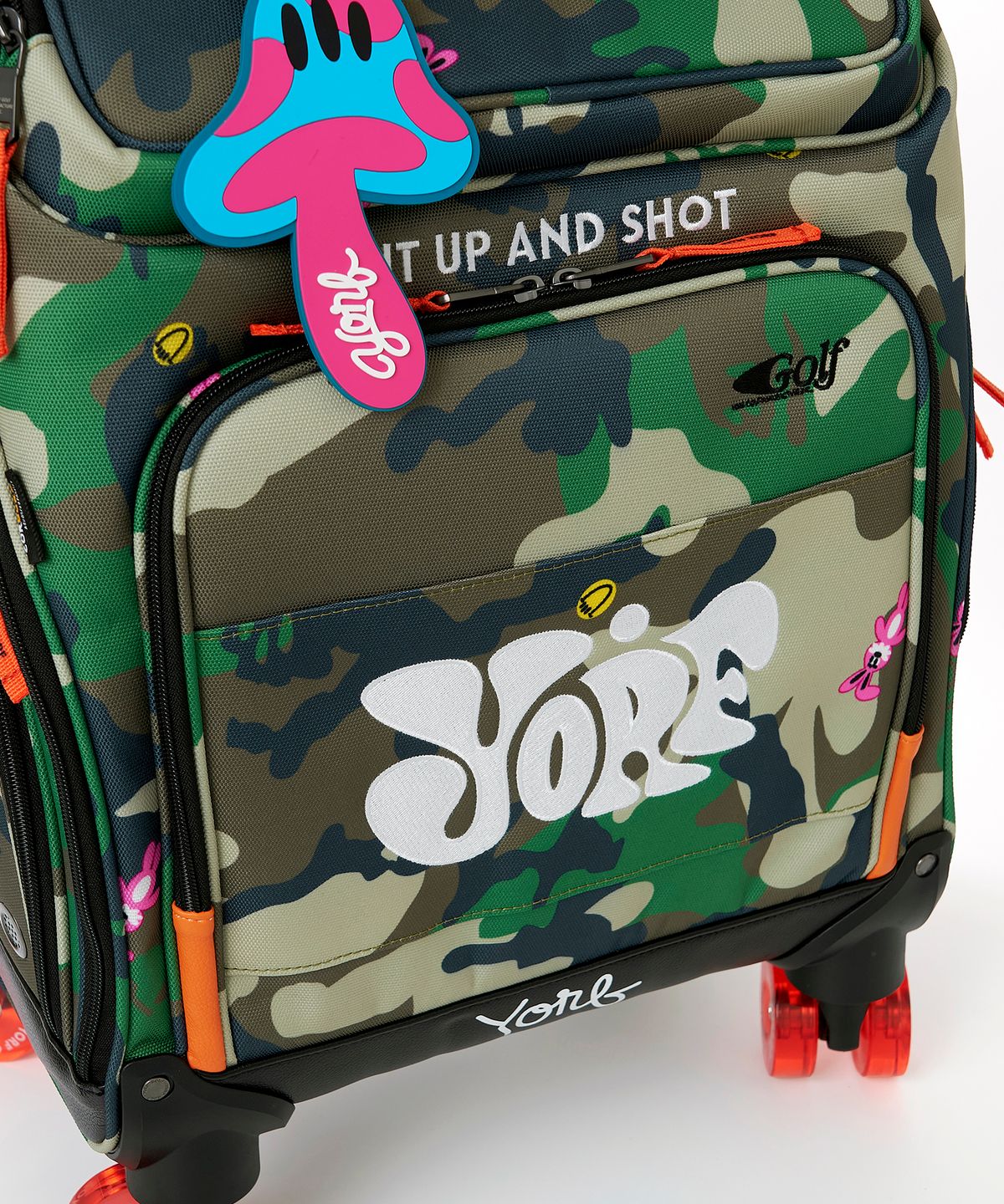 욜프(YORF) YORF WOODLAND CAMO TROLLEY BOSTON BAG KHAKI 욜프 우드랜드카모 트롤리 보스턴백 카키