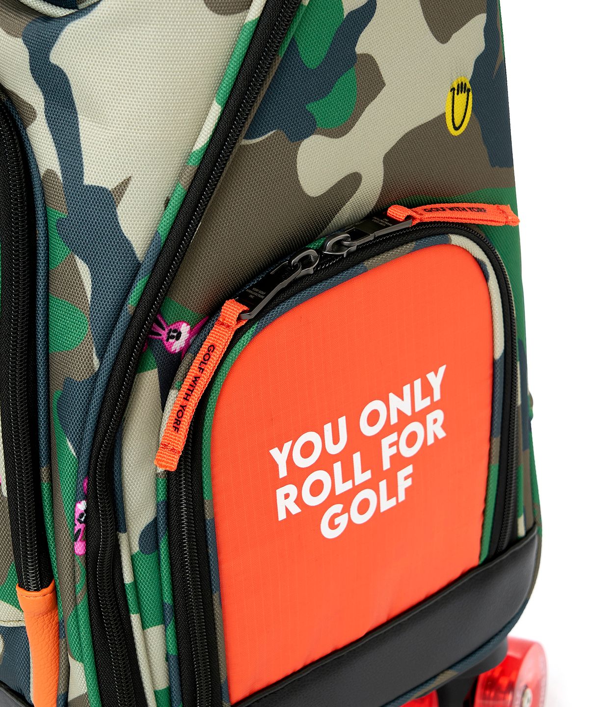 욜프(YORF) YORF WOODLAND CAMO TROLLEY BOSTON BAG KHAKI 욜프 우드랜드카모 트롤리 보스턴백 카키